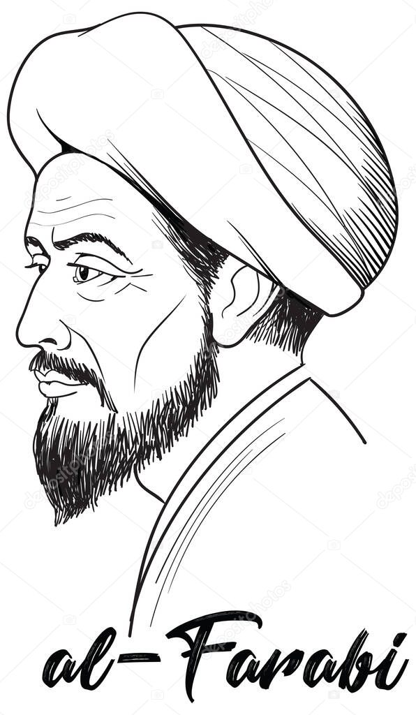 Abu Nasr al-Farabi was a renowned philosopher and jurist who wrotes about political philosophy, metaphysics, ethics and logic. He was also scientist, cosmologist, mathematician and music scholar.