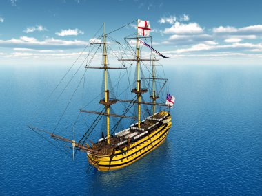 HMS Victory clipart