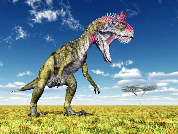 Cryolophosaurus dinozaur — Zdjęcie stockowe