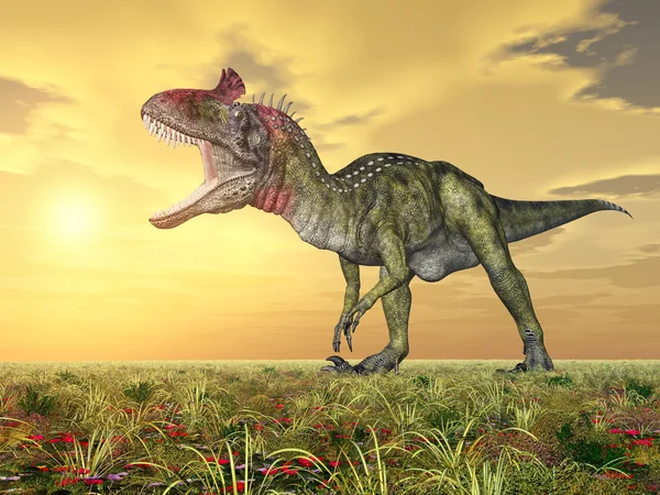 Cryolophosaurus dinosaurus — Stock fotografie