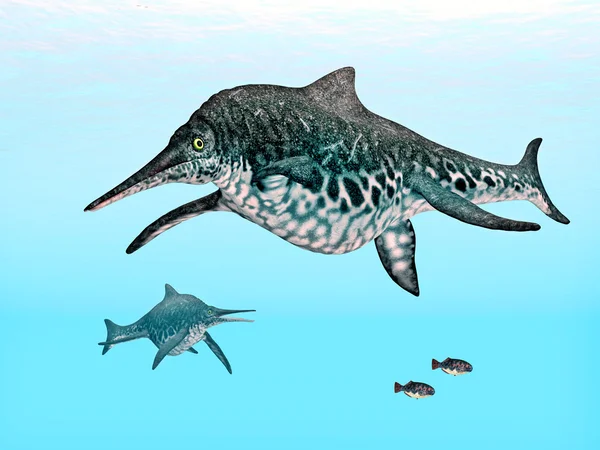 Ichthyosaur Szonizaur — Zdjęcie stockowe