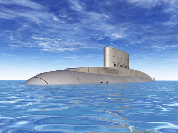 Submarino russo — Fotografia de Stock