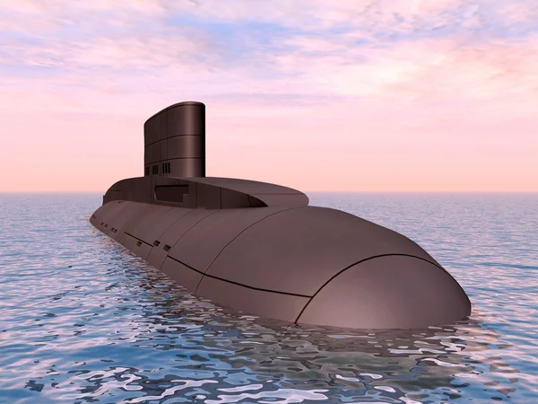 Rysk ubåt — Stockfoto