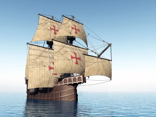 Portugese caravel — Stockfoto