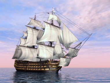 HMS Victory clipart