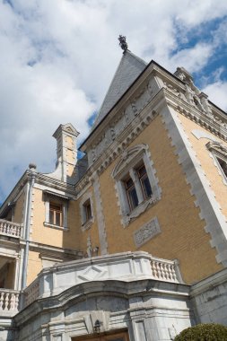 View of Massandra Palace a monument of history and culture of the XIX century, 2021, Republic of Crimea