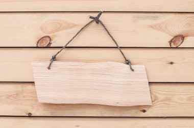 Ahşap duvar reklamları