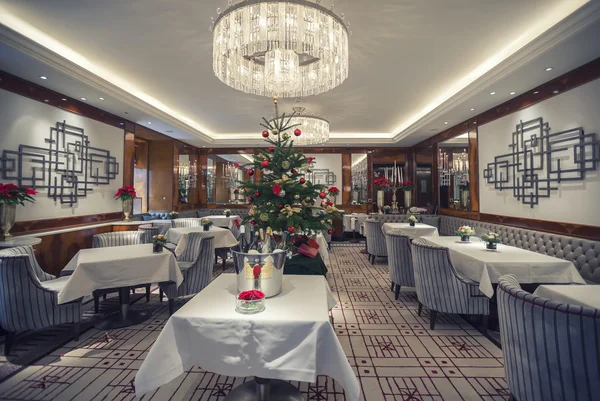 Ristorante classico nella stagione invernale — Foto Stock