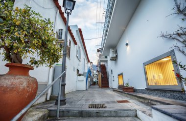 sokak Ischia Adası, Forio Köyü