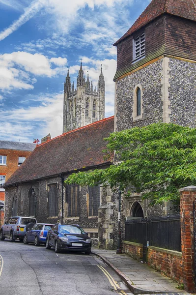 Canterbury Katedrali Tarihi Canterbury, Kent, İngiltere — Stok fotoğraf