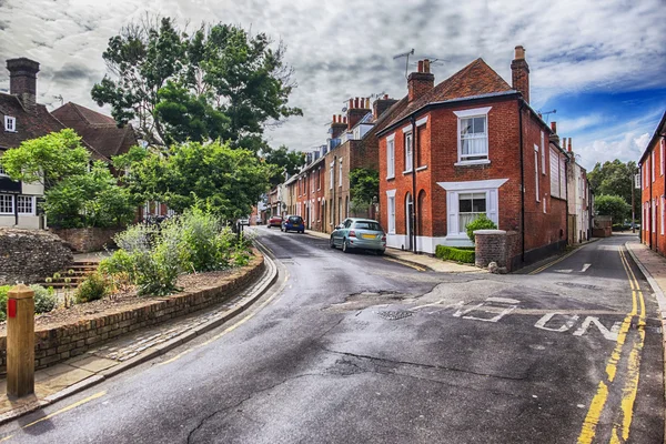 Antigua calle en la sala de estar en Canterbury — Foto de Stock