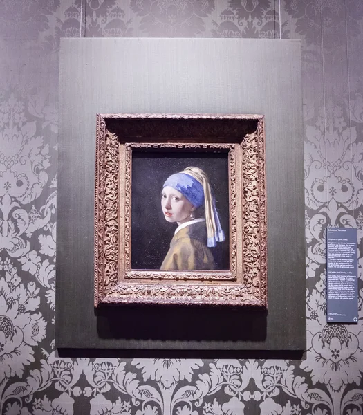 Johannes Vermeer "Ragazza con anello di perle " — Foto Stock