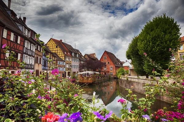 Vatten panorama i colmar — Stockfoto