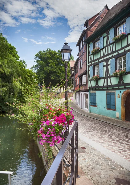 Su kanalı Colmar, Fransa — Stok fotoğraf