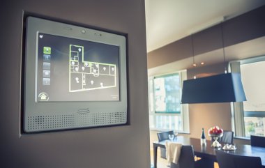 ev ışık ve cihazları yönetmek için panel 