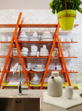 çağdaş mutfak detay 