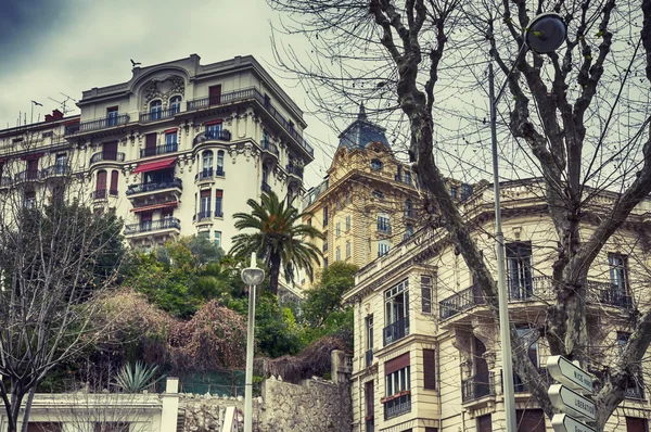 Edifici sfondo da Nizza, Francia — Foto Stock