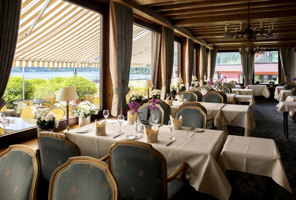 Typisk restaurang på hotellet, Tyskland — Stockfoto