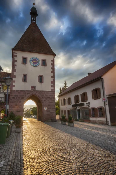 Coucher de soleil à Endingen — Photo