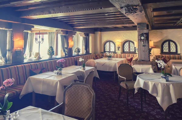 Typical restaurant in hotel, Germany — Stock Photo, Image