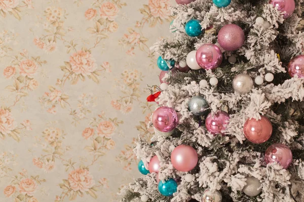 Jul och nyår inredda interiören — Stockfoto