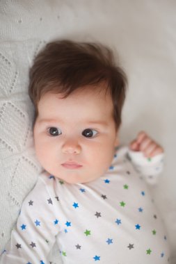 2 aylık bebek güzel portre