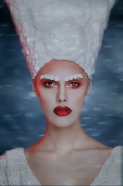 kar kraliçesi, yaratıcı portre portre