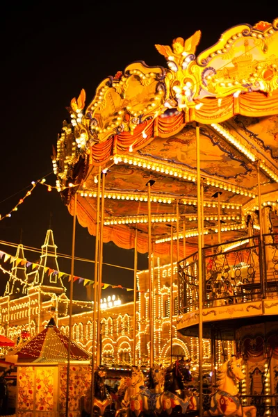 Christmas in Moscow, Russia. Red Square — Stock Photo, Image