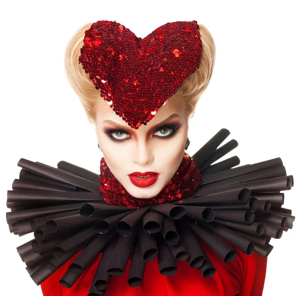 Königin der Herzen. Valentinstag — Stockfoto