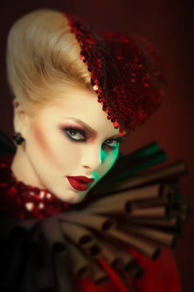 Queen of hearts. valentines day — Stock Photo, Image