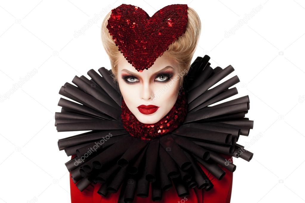 queen of hearts. valentines day
