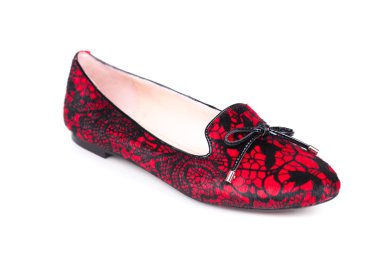 beyaz zemin üzerine yaz Ayakkabı