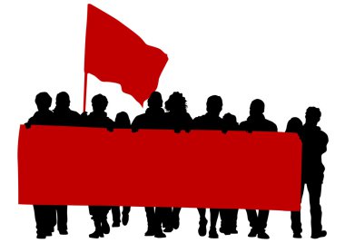 İnsanlar ve beyaz arka plan afiş