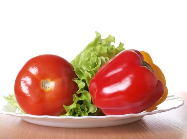 Pimienta y tomates — Foto de Stock