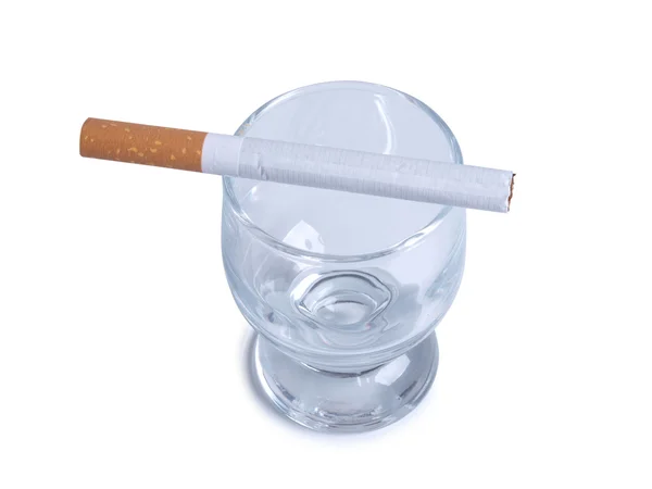 Uísque e cigarros — Fotografia de Stock
