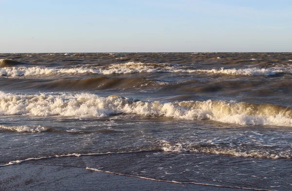 Ondas de praia de mar — Fotografia de Stock