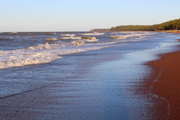 Plaża i fale — Zdjęcie stockowe