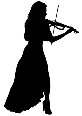 Keman üç bir beyaz