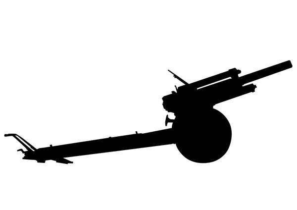 Gun battle on a white