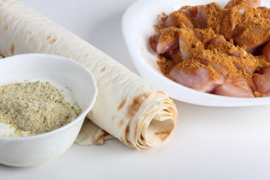 Bir beyaz Arapça gıda