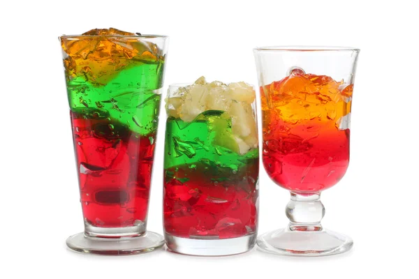 Vruchten cocktail in glas — Stockfoto