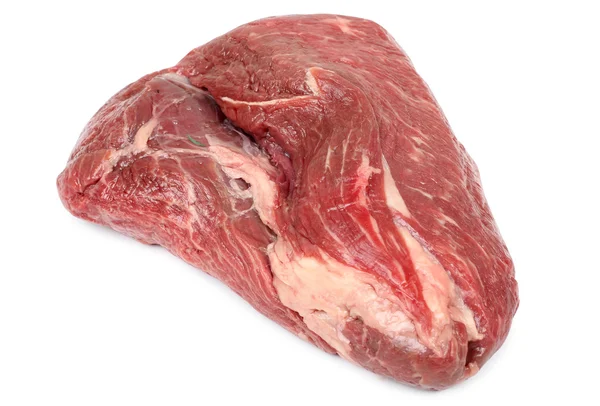 Carne su bianco — Foto Stock