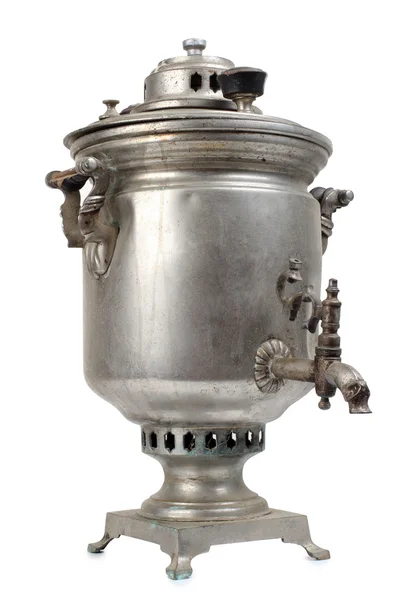 Samovar na bílé — Stock fotografie