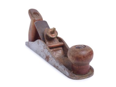 Beyaz bir uçakta marangoz