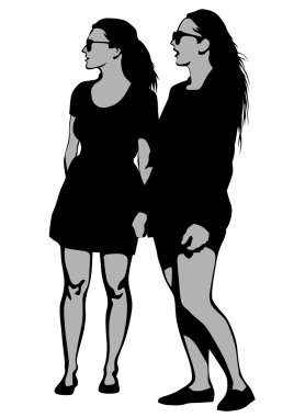 Güzel kız çiftler