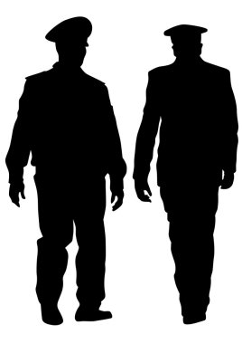 Beyaz polis çiftine