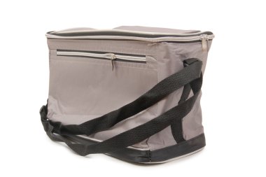 Beyaz bir seyahat çantası