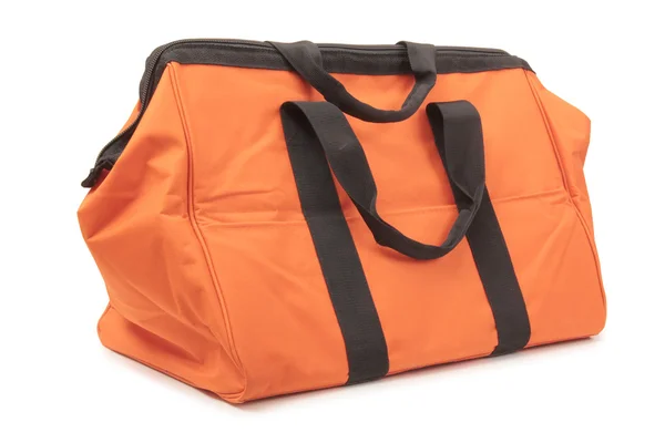 Große orangefarbene Tasche — Stockfoto