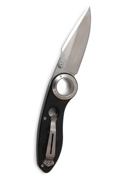 Metal folding knife — Stock Photo, Image