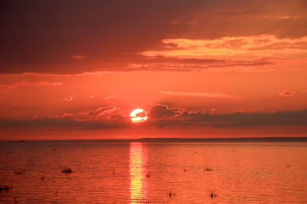 Ozean Sonnenuntergang Wasser — Stockfoto